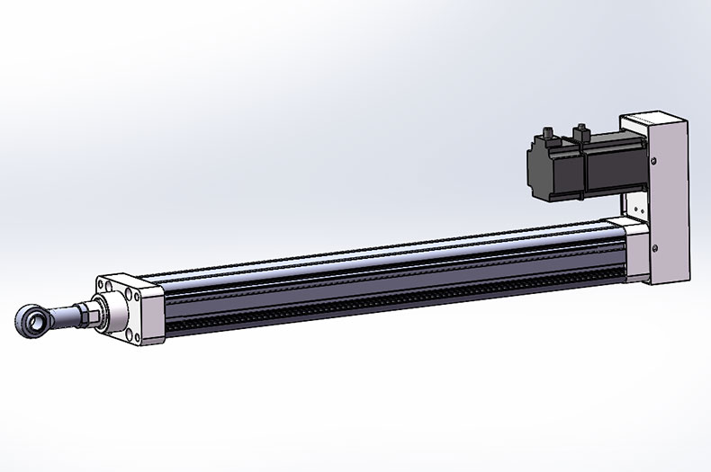 鱼眼安装电动缸