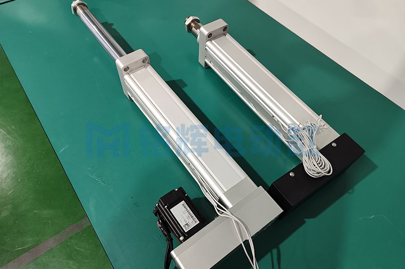 折返式电动缸后盖P和PJ的区别